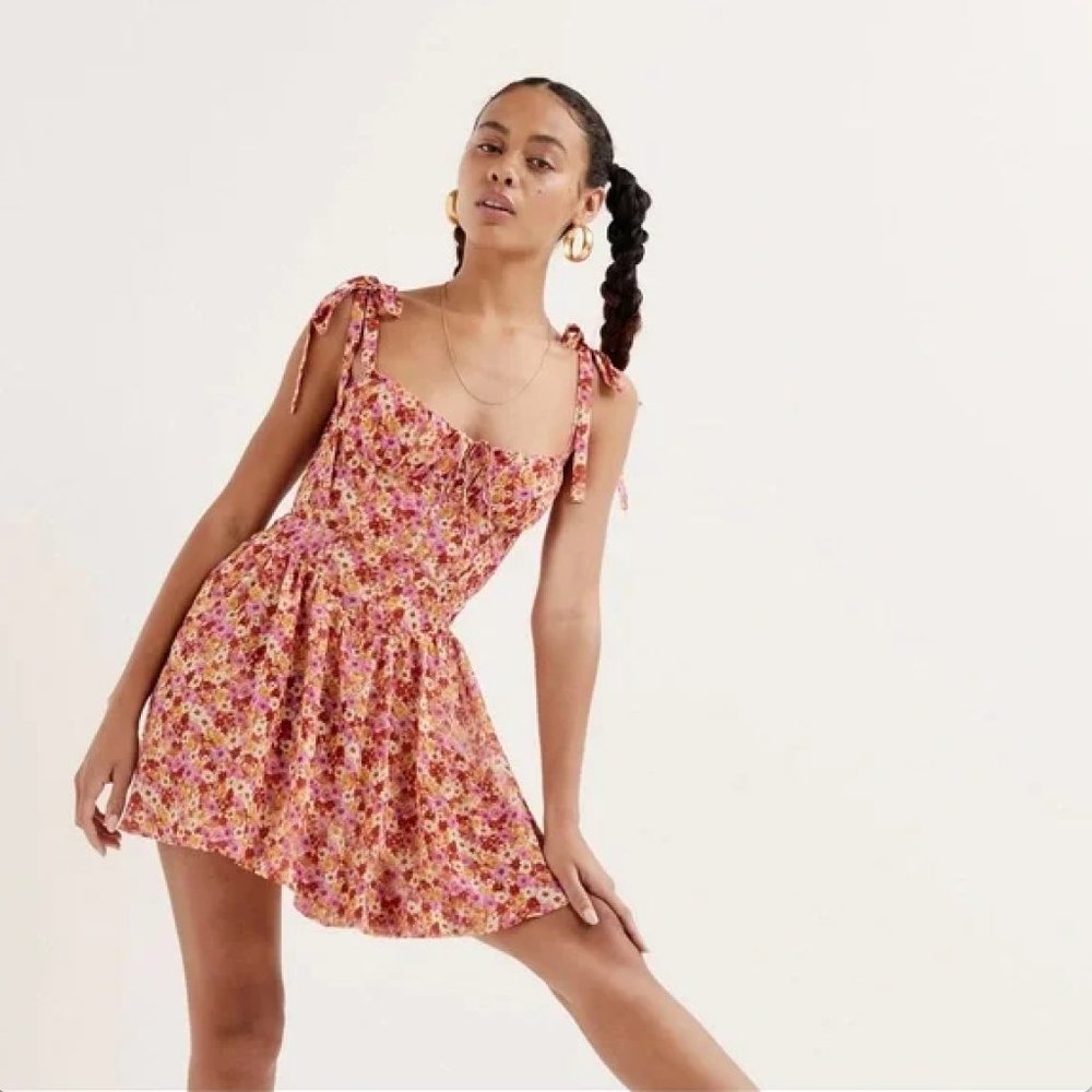 For Love & Lemons Felicia Mini Dress